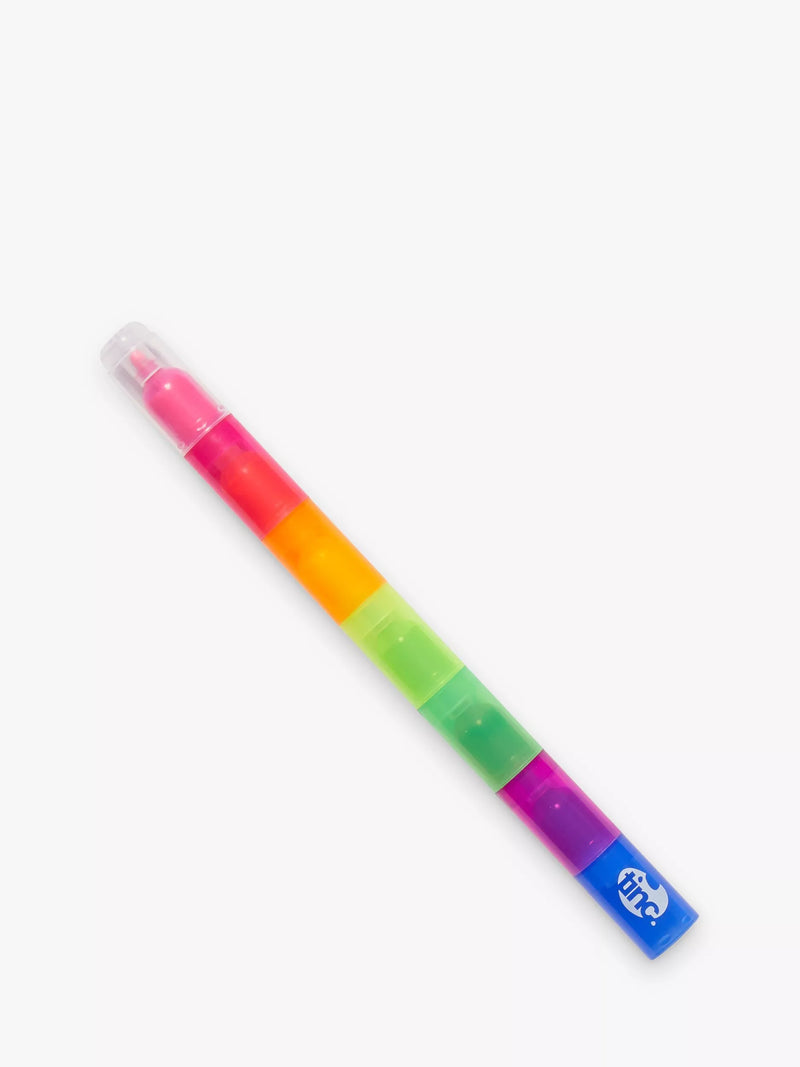 Tinc stacking highlighter with seven colors, customizable order (British brand)