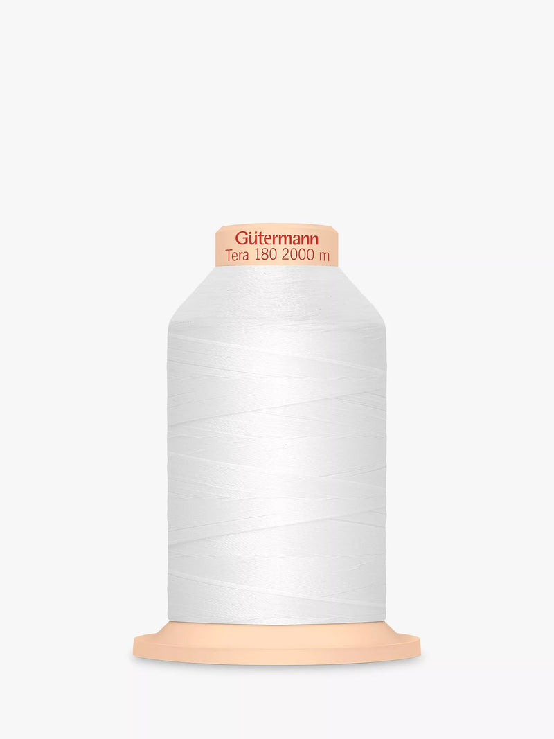 Gütermann creativ Tera 180 Sewing Thread, 2000m, White, 800