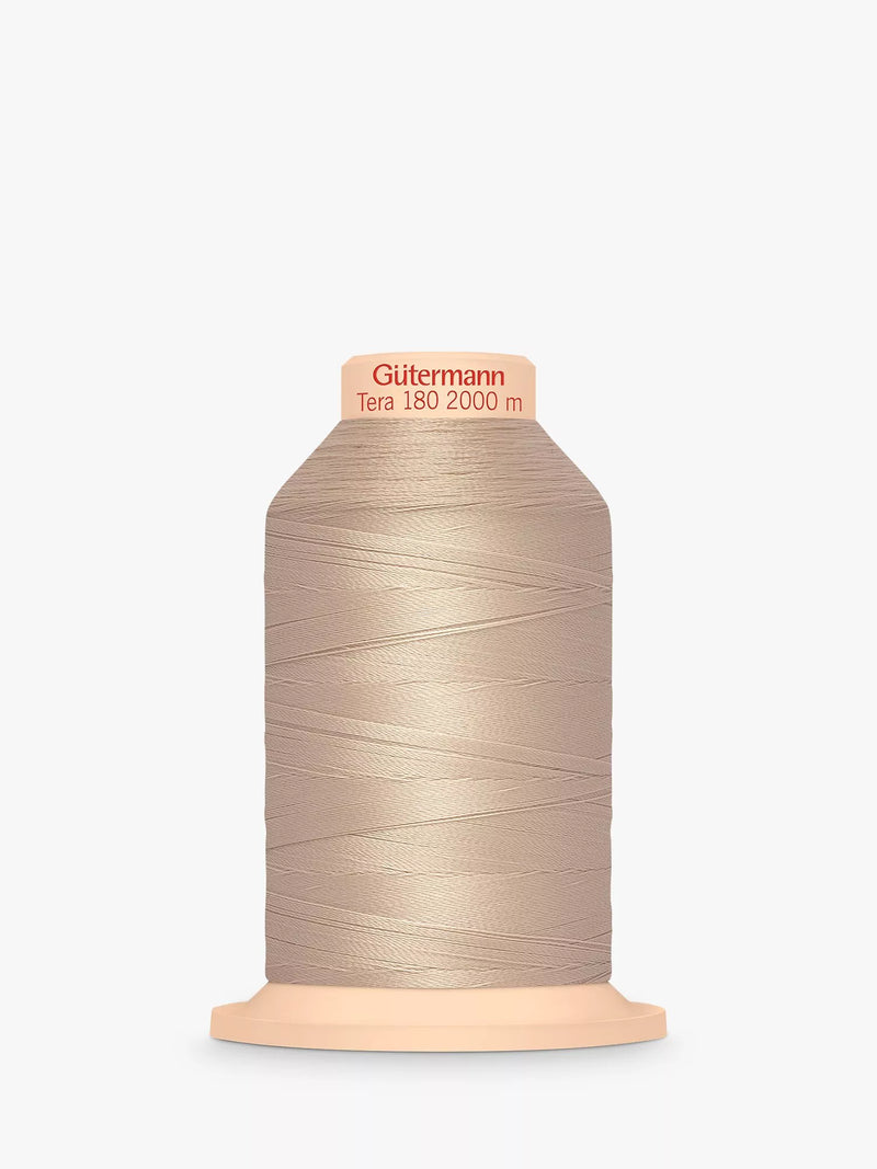 Gütermann creativ Tera 180 Sewing Thread, 2000m, Light Brown 722