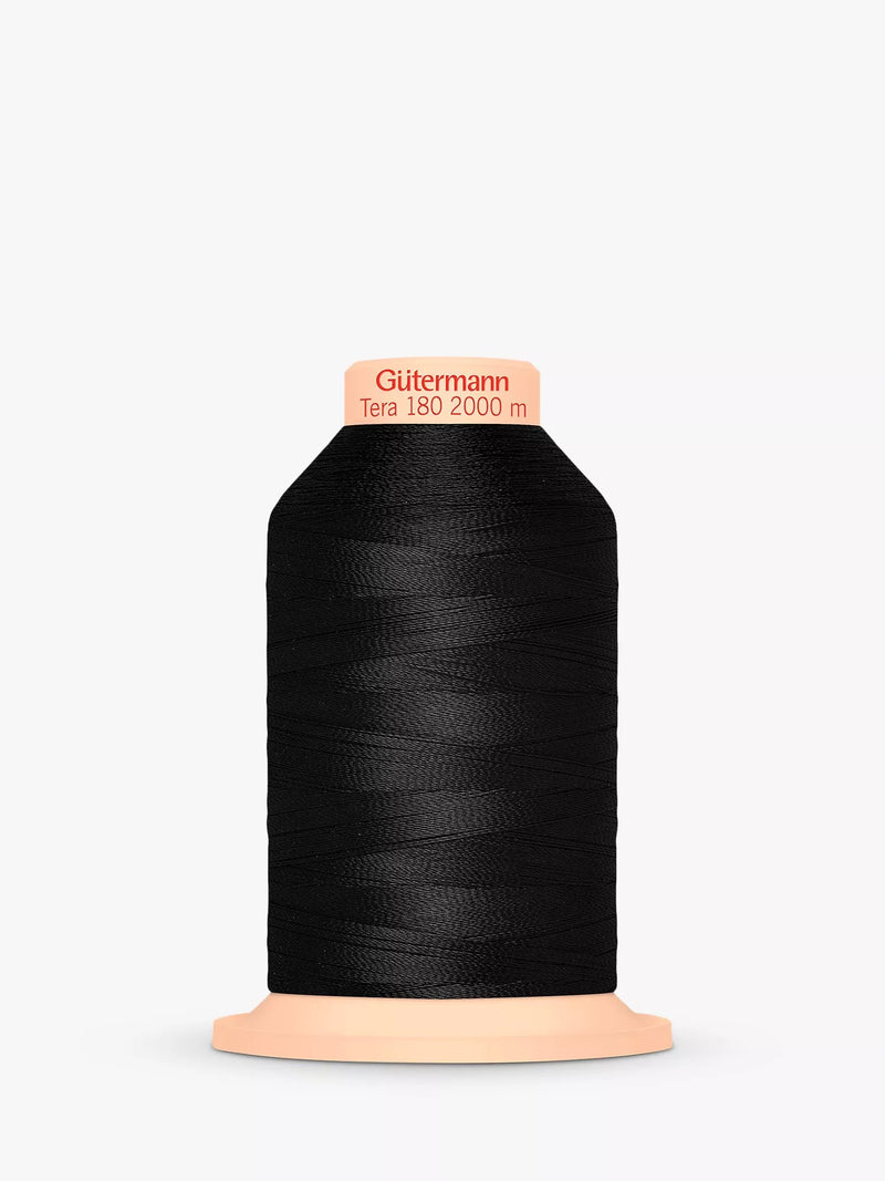 Gütermann creativ Tera 180 Sewing Thread, 2000m, Black