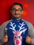 Talking Tables Christmas Dinner Bibs set, UK version