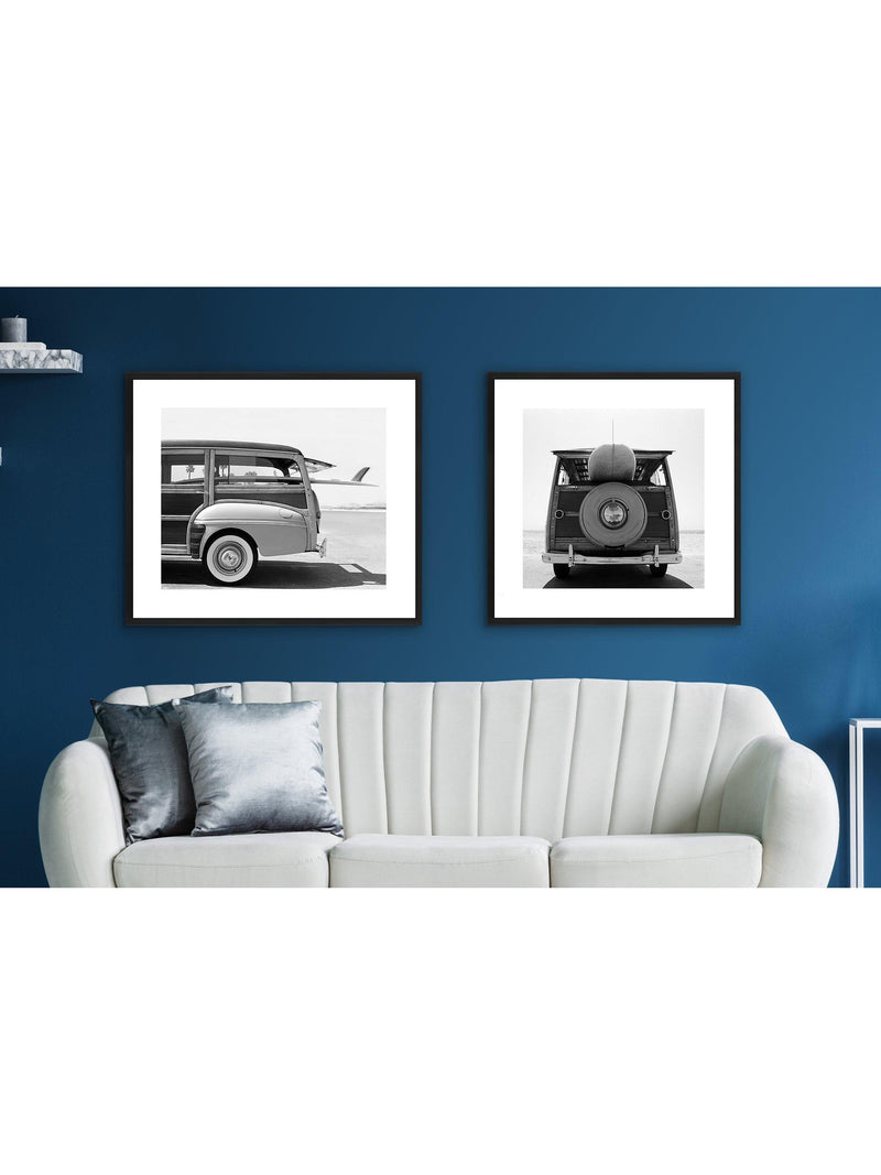 Brookpace Lascelles framed print Loaded Wagon 2 56x56cm, imported from the UK