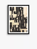 Brookpace Lascelles Type 1 black framed print, 76 x 56cm - British product