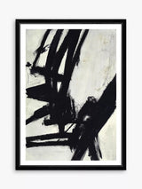 John Lewis Brookpace Lascelles 'Nero 2' Framed Print & Mount, 76 x 56cm, Black- Buy online at McGrocer