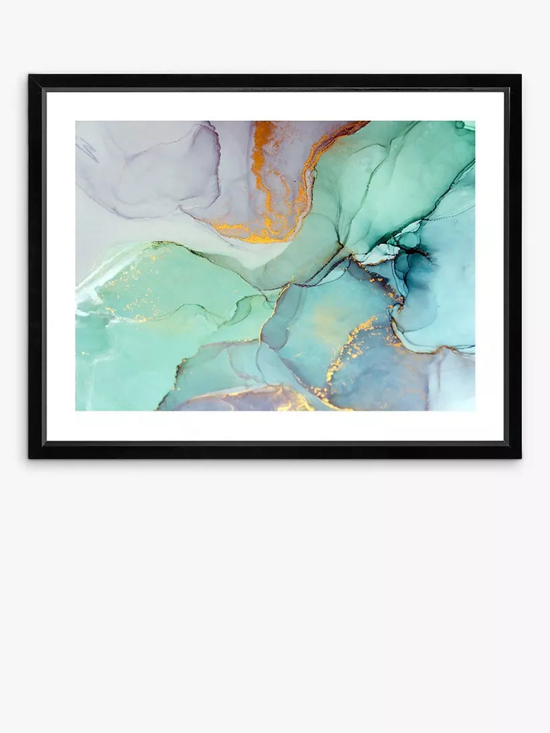 Brookpace Lascelles Marble 1 framed print 66x86cm, imported from the UK