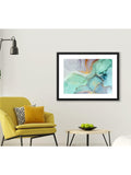 Brookpace Lascelles Marble 1 framed print 66x86cm, imported from the UK