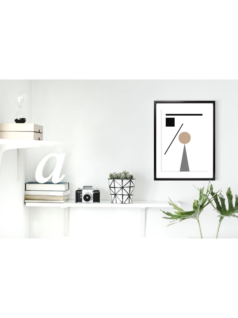 Brookpace Lascelles Geometry 1 framed print 76x56cm (British brand)