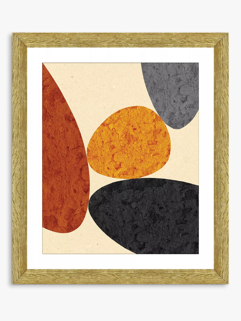 Brookpace Lascelles framed print Desert Rocks 4 56x46cm, imported from the UK