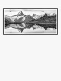 Brookpace Lascelles Monte Rosa framed print 56 x 101.5cm - British product