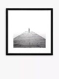 Brookpace Lascelles Pier 3 framed print 56x56cm - British product
