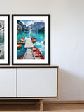 Brookpace Lascelles framed print Pragser Wildsee 1, 66x51cm (British brand)