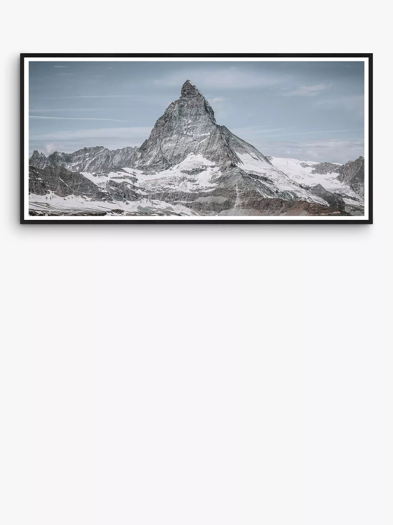 Brookpace Lascelles Matterhorn framed print 56x101.5cm - British product