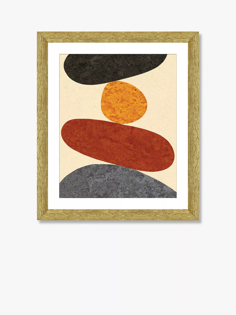Brookpace Lascelles framed print Desert Rocks 6 56x46cm (British brand)