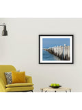 Brookpace Lascelles Breaker Block framed print 56x66cm, imported from the UK