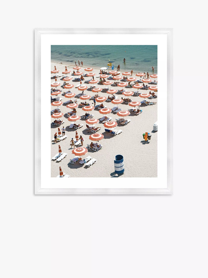 Brookpace Lascelles Beach Brella 1 framed photographic print 56x66cm - British product