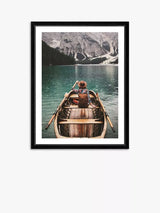 John Lewis Brookpace Lascelles Pragser Wildsee 2 Framed Print & Mount, 66 x 51cm- Buy online at McGrocer