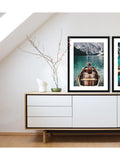 Brookpace Lascelles framed print of Pragser Wildsee 66x51cm, UK version