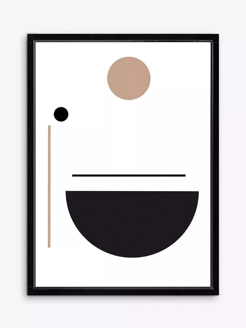 Brookpace Lascelles Geometry 2 framed print 76x56cm, UK version
