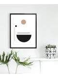 Brookpace Lascelles Geometry 2 framed print 76x56cm, UK version