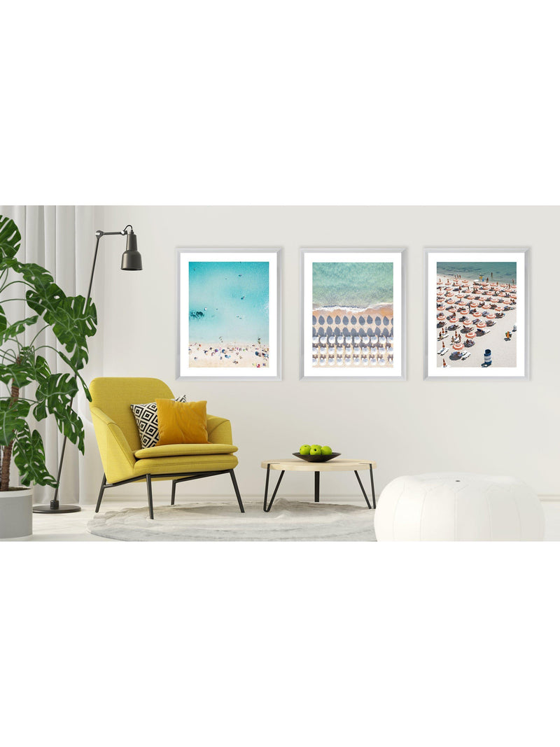 Brookpace Lascelles Beach Brella 3 framed print 56x66cm - British product