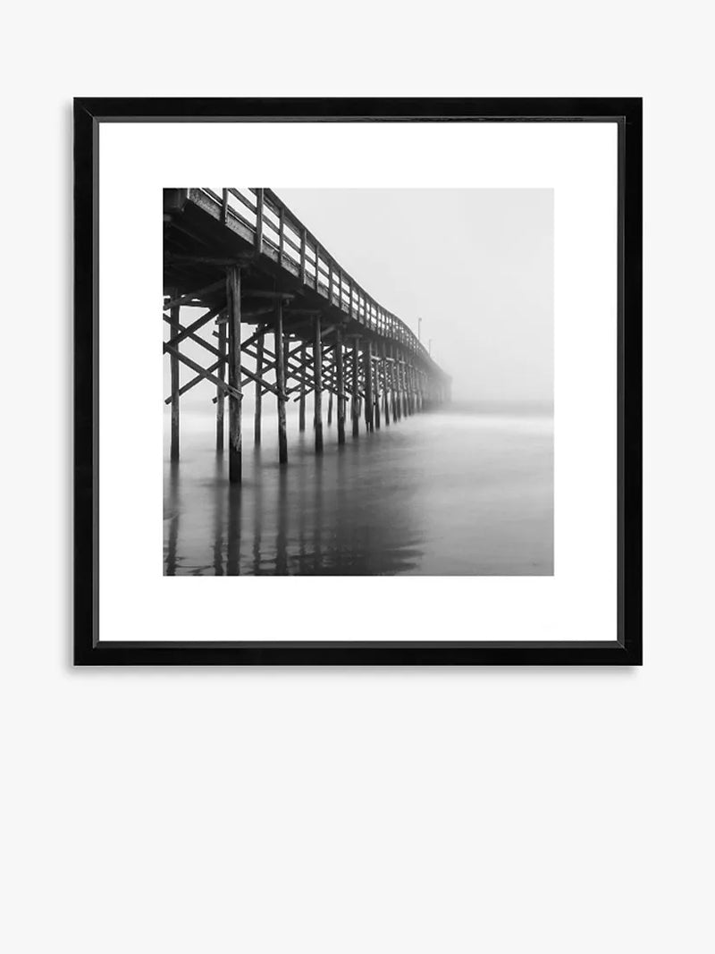 Brookpace Lascelles Pier 2 framed print 56x56cm, UK version