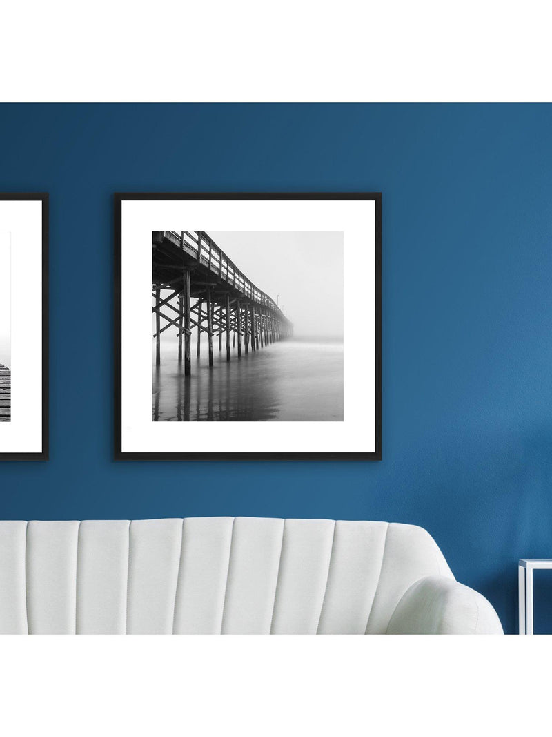 Brookpace Lascelles Pier 2 framed print 56x56cm, UK version