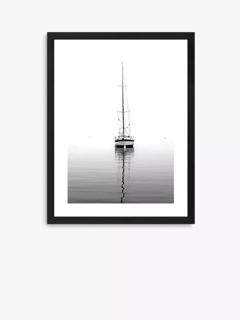 Brookpace Lascelles Yacht framed print 66x52cm - British product
