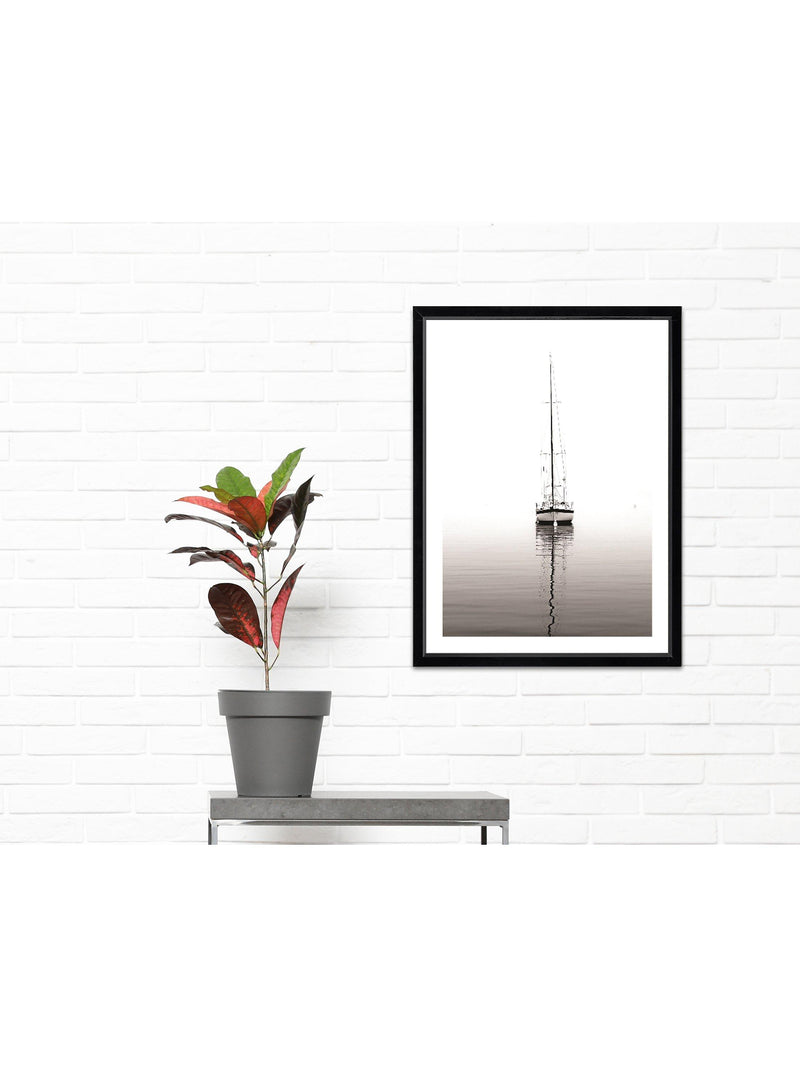 Brookpace Lascelles Yacht framed print 66x52cm - British product