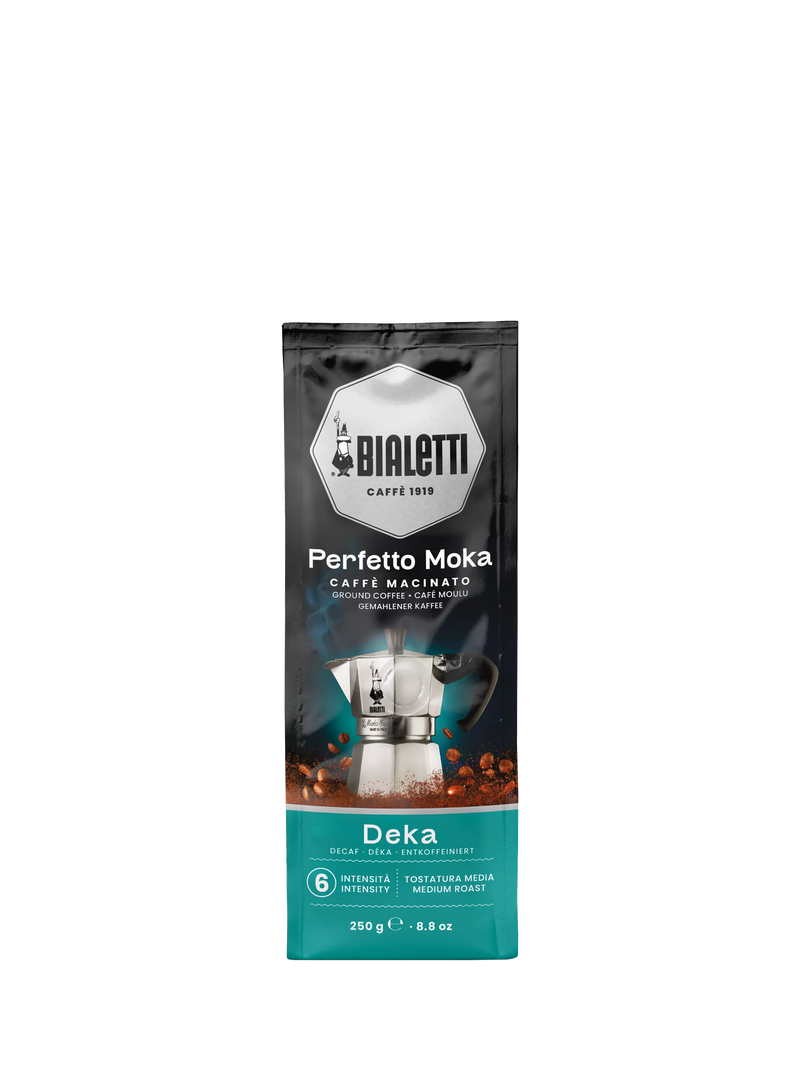 Bialetti decaffeinated ground coffee 250g - British product