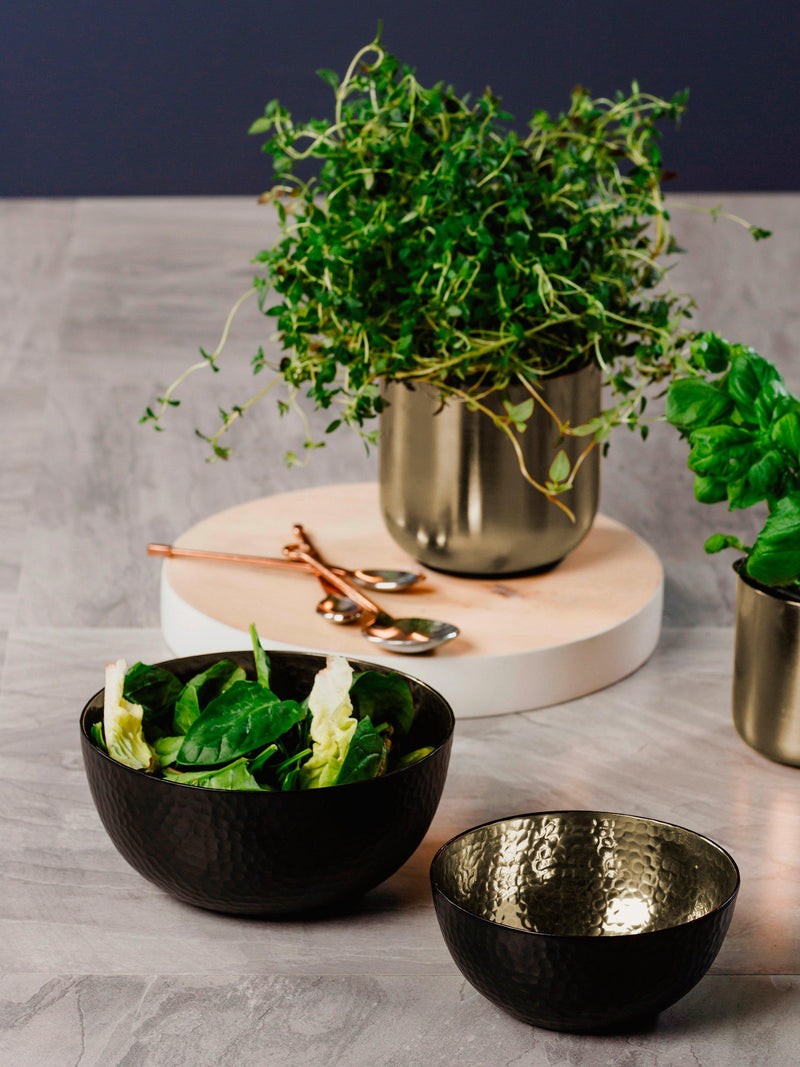 Selbrae House nesting hammered serving bowls, imported from the UK
