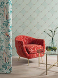 Osborne & Little Palm House Trellis wallpaper, imported from the UK