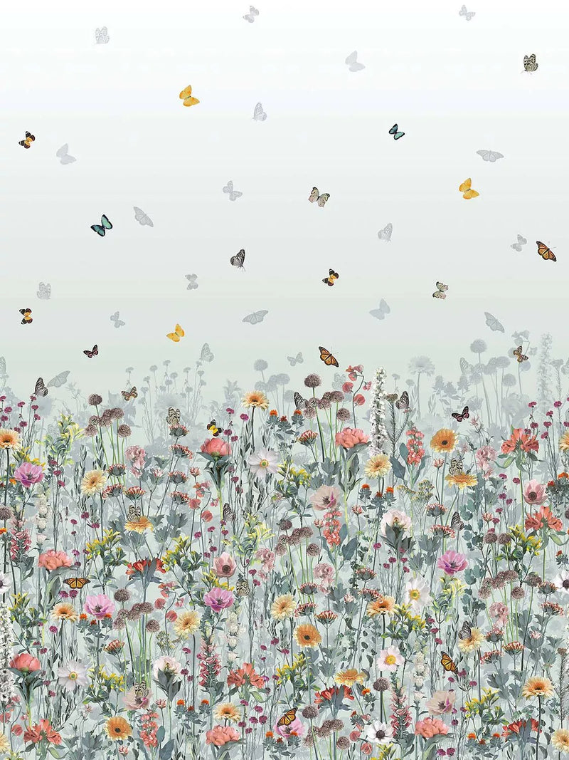 Matthew Williamson Deya Meadow wallpaper panel set 300cm, imported from the UK
