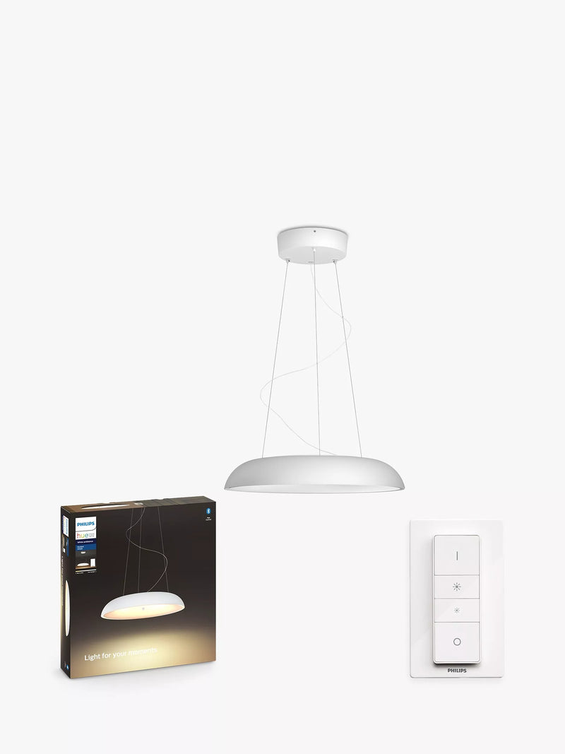 Philips Hue White Ambiance Amaze LED Smart Ceiling Light with Bluetooth and Dimmer Switch
