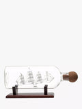 Mixology ship in a bottle glass decanter 750ml, imported from the UK