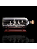 Mixology ship in a bottle glass decanter 750ml, imported from the UK