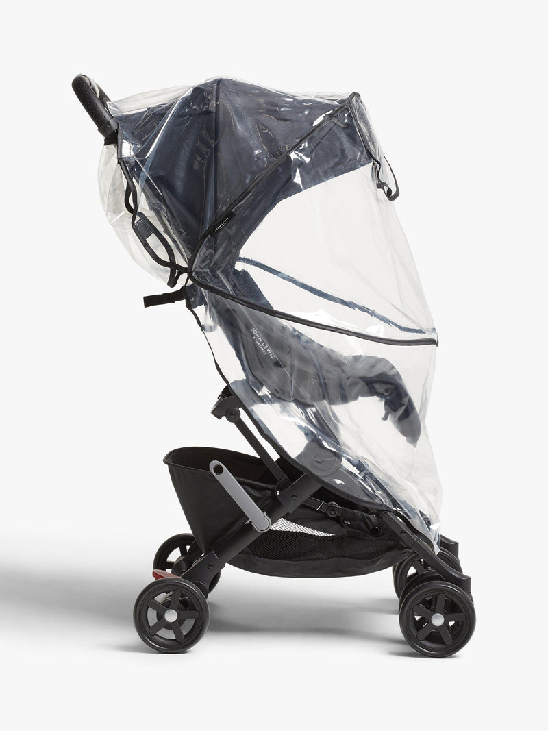 John Lewis universal pushchair raincover in clear, UK version