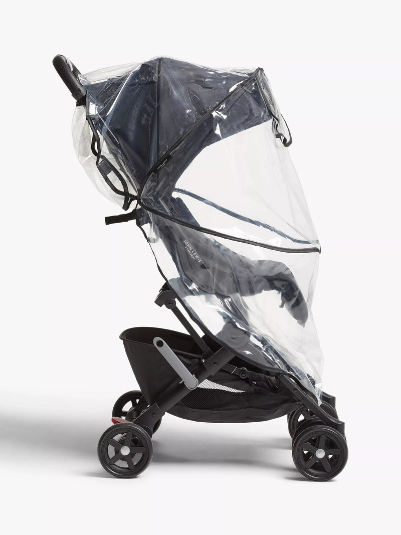 John Lewis universal pushchair raincover in clear, UK version