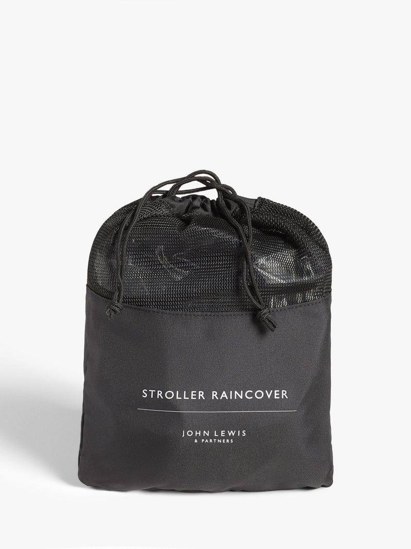 John Lewis universal pushchair raincover in clear, UK version