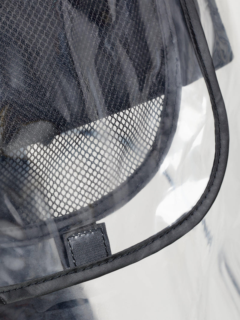 John Lewis universal pushchair raincover in clear, UK version