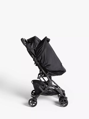 Black Universal Pushchair Sunshade with UPF 50 Protection and Ventilation Mesh