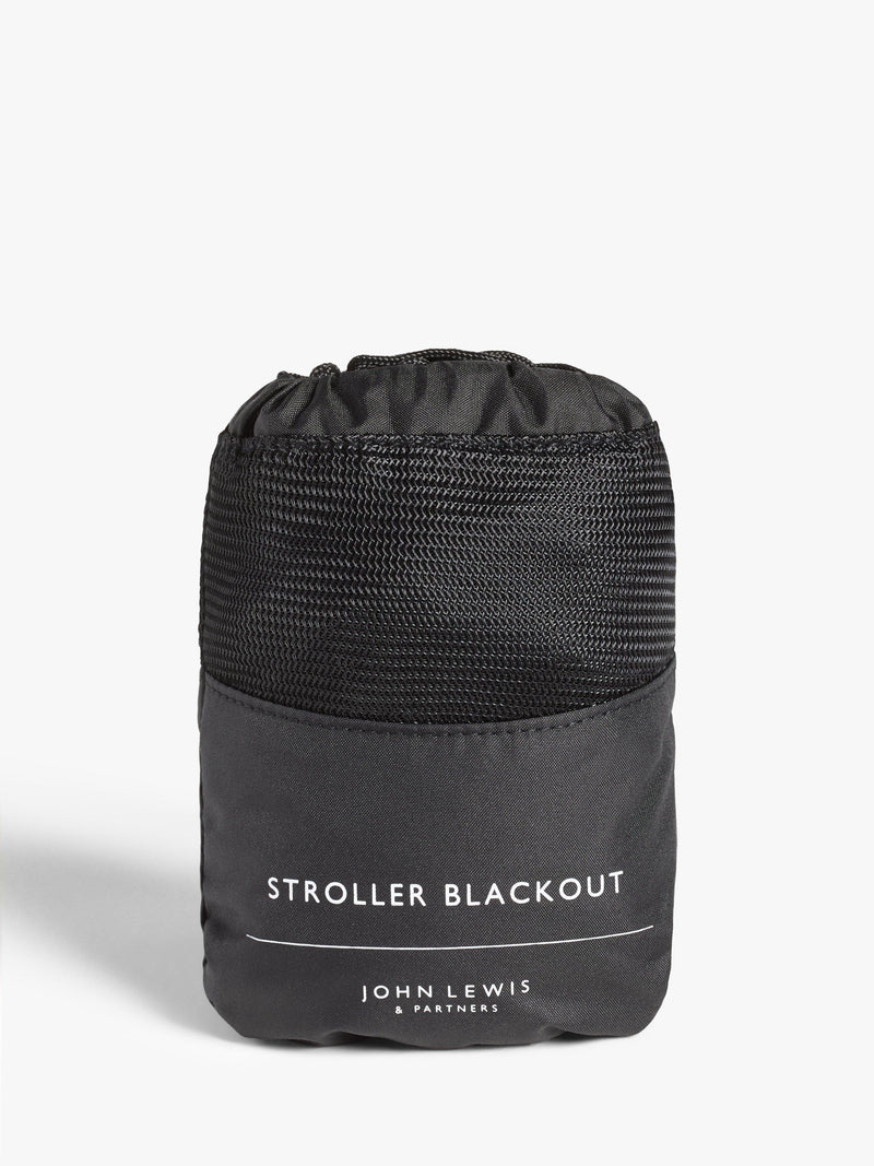 John Lewis universal pushchair sunshade in black, UK version