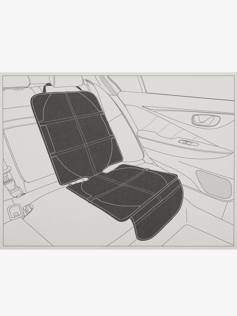John Lewis car seat protector in black colour, UK version