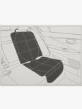 John Lewis car seat protector in black colour, UK version