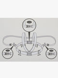 John Lewis Anyday Baby Harness and Walking Reins, Black, UK version