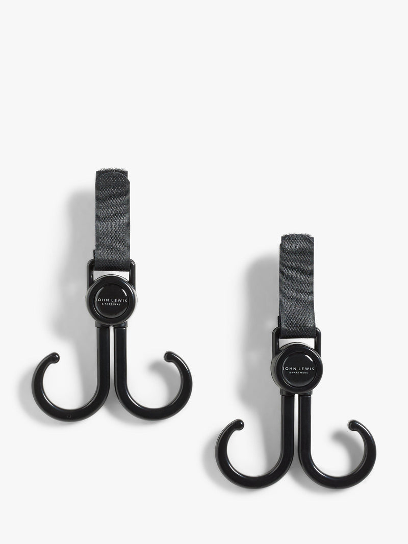 John Lewis Universal Pushchair Clips Pack of 2, UK version
