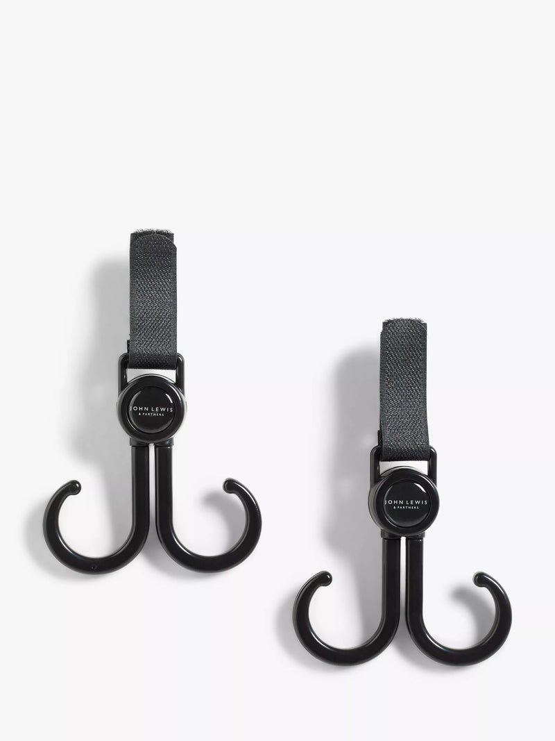 John Lewis Universal Pushchair Clips Pack of 2, UK version