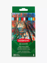 John Lewis Derwent Academy Water Soluble Markers Pack of 20- Buy online at McGrocer