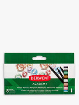 John Lewis Derwent Academy Metallic Markers Pack of 8- Buy online at McGrocer