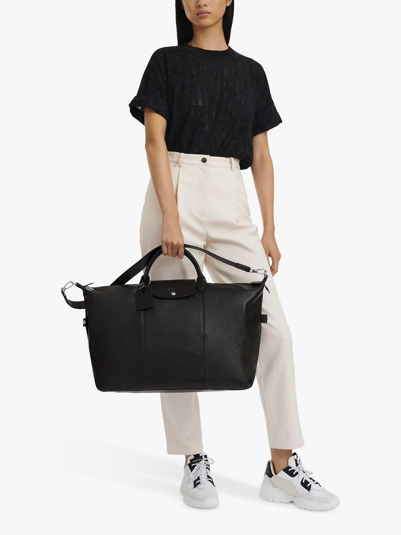 Longchamp Le Foulonné leather travel bag, imported from the UK