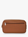 Longchamp Le Foulonné Rectangular Leather Toiletry Bag - Navy